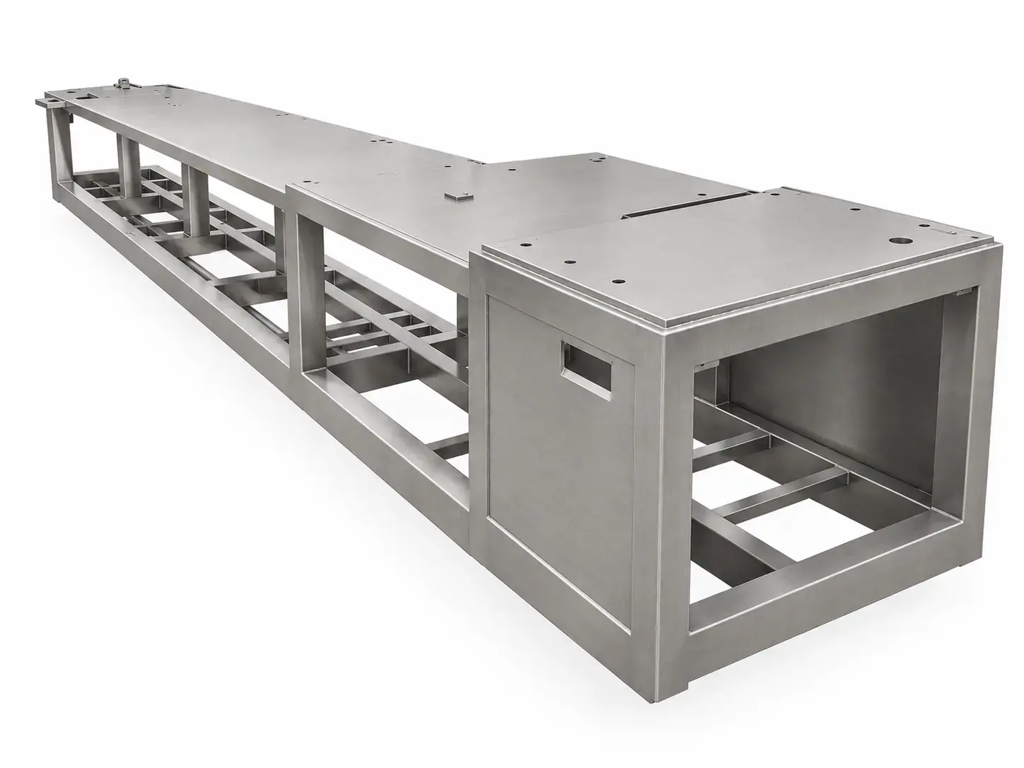 Geborsteldstalen industri&euml;le chassisframe - Project van Snelders BV MAchinefabriek